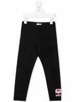 Chiara Ferragni Kids x Chiara Ferragni legging à patch Eyelike - Noir - thumbnail