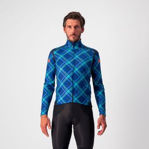 Castelli Perfetto RoS lange mouw fietsjack blauw/groen heren XXL