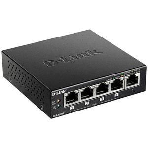 D-Link DGS-1005P/E netwerk-switch Unmanaged Gigabit Ethernet (10/100/1000) Power over Ethernet (PoE) Zwart