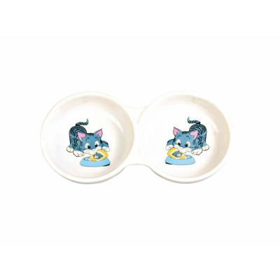 Voerbak voor katten Trixie Wit