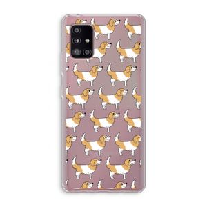 Doggy: Samsung Galaxy A51 5G Transparant Hoesje
