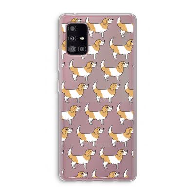 Doggy: Samsung Galaxy A51 5G Transparant Hoesje