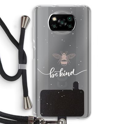 Be(e) kind: Xiaomi Poco X3 Pro Transparant Hoesje met koord