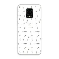 Hipster stripes: Xiaomi Redmi Note 10 Lite Transparant Hoesje