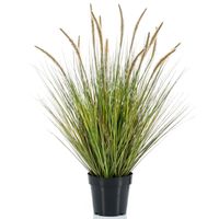 Kunstplant groen gras sprieten 85 cm. - thumbnail