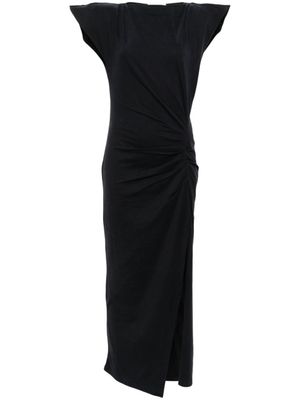 ISABEL MARANT robe mi-longue Nadela plissée - Noir