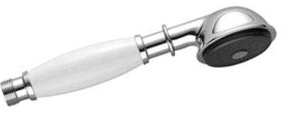 Dornbracht Madison Metalen handdouche met porseleinen greep (wit) Chroom Dornbracht Madison Metalen handdouche met porseleinen greep (wit) Chroom