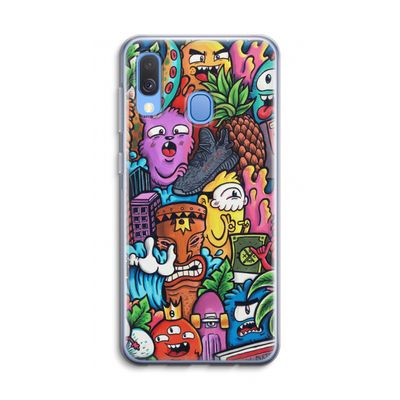 Vexx Mixtape: Samsung Galaxy A40 Transparant Hoesje