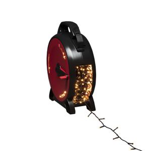 Konstsmide 3850-800 Lichtketting Buiten Energielabel: E (A - G) werkt op het lichtnet Aantal lampen 1200 LED Barnsteen Verlichte lengte: 26.38 m Haspel