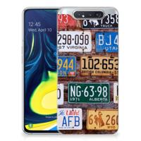 Samsung Galaxy A80 | Siliconen hoesje | met foto Kentekenplaten