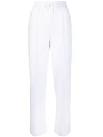 Emporio Armani pantalon de jogging à patch logo - Blanc