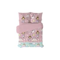 Dekbedovertrek set Pierre Cardin Morgana Roze Bed van 105 3 Onderdelen