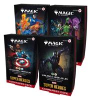 Magic the Gathering Marvel Super Heroes Commander Decks Case (4) german