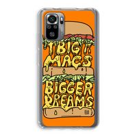 Big Macs Bigger Dreams: Xiaomi Redmi Note 10S Transparant Hoesje