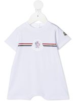 Moncler Enfant body à patch logo - Blanc - thumbnail