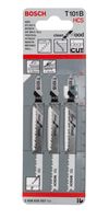 Bosch Accessories 2608630557 Decoupeerzaagblad T 101 B, Clean for Wood, set van 3 stuks 3 stuk(s) - thumbnail