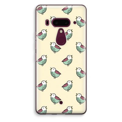 Vogeltjes: HTC U12+ Transparant Hoesje
