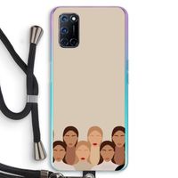 Girls girls girls: Oppo A72 Transparant Hoesje met koord
