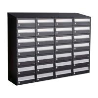 Allux Hive Set 4-Breed, 7-Hoog Met Dak Zwart - 40030070_4x7d