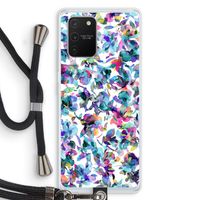 Hibiscus Flowers: Samsung Galaxy S10 Lite Transparant Hoesje met koord