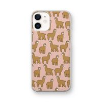 Alpacas: iPhone 12 mini Transparant Hoesje