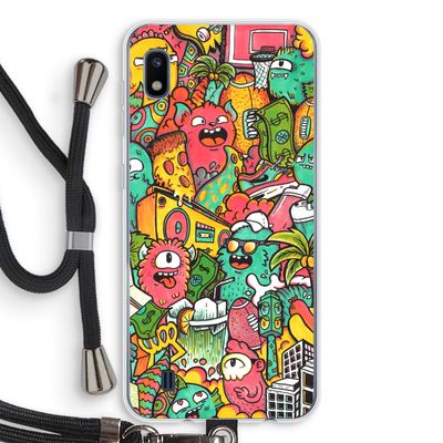 Vexx City: Samsung Galaxy A10 Transparant Hoesje met koord