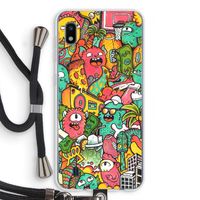 Vexx City: Samsung Galaxy A10 Transparant Hoesje met koord