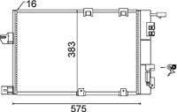 Condensor, airconditioning AC339000S