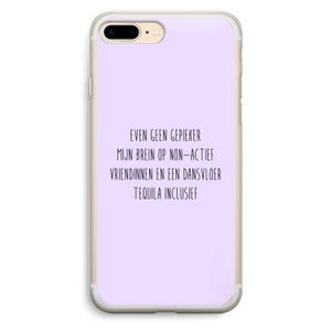Tequila: iPhone 7 Plus Transparant Hoesje