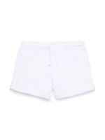 DSQUARED2 KIDS short de sport en coton à logo imprimé - Blanc