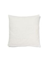 HEMA Kussenhoes 50x50cm katoen doorgestikt wit (wit)