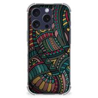 iPhone 16 Pro Doorzichtige Silicone Hoesje Aztec
