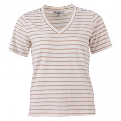 Enjoy - Beige | Dames | Top | Beige | L | regular | Kamst mode
