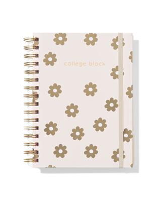 HEMA Collegeblok 4-in-1 A5 Bloemen