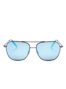 Maui Jim lunettes de soleil Mano à monture pilote - Bleu