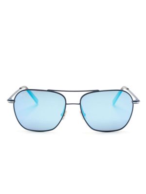 Maui Jim lunettes de soleil Mano à monture pilote - Bleu