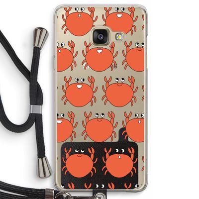 Krab: Samsung Galaxy A3 (2016) Transparant Hoesje met koord
