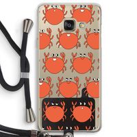 Krab: Samsung Galaxy A3 (2016) Transparant Hoesje met koord