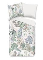 Good Morning Dekbedovertrek "bladeren" - Multi - (155x220 cm) - Katoen