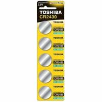 Oplaadbare Batterijen Toshiba CR2430-PW-BP-5 3 V