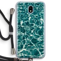 Weerkaatsing water: Samsung Galaxy J5 (2017) Transparant Hoesje met koord