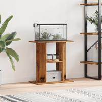 VidaXL Aquariumstandaard 60x30x60 cm bewerkt hout oud houtkleurig VidaXL Aquariumstandaard 60x30x60 cm bewerkt hout oud houtkleurig