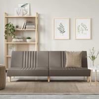 Slaapbank stof taupe