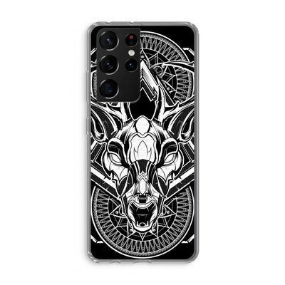 Oh Deer: Samsung Galaxy S21 Ultra Transparant Hoesje