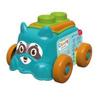 Clementoni baby - clemmy sensory puppy blauw met soft blokken, 5dlg.