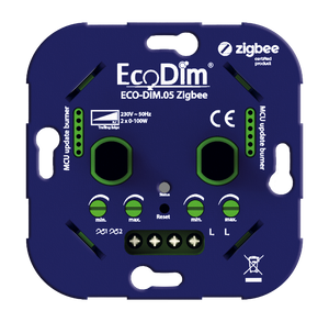 EcoDim .05 DUO Dimmer Druk/Draai, Zigbee