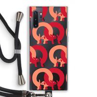 Dogs: Samsung Galaxy Note 10 Plus Transparant Hoesje met koord