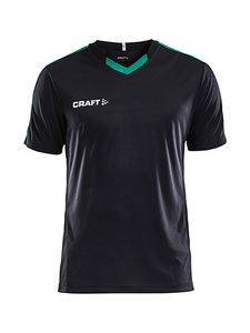 Craft 1905561 Progress Contrast Jersey M - Black/Team Green - S