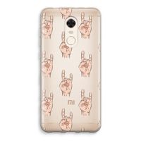 Rock: Xiaomi Redmi 5 Transparant Hoesje Rock: Xiaomi Redmi 5 Transparant Hoesje