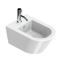 Catalano Zero bidet toilet wandhangend 55x35 cm glans wit - thumbnail